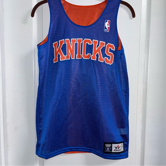 Knicks Blue Alleson Athletic  Basketball Jersey - Picture 1 of 5